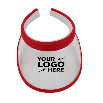 PVC Transparent Sun Visor Hat